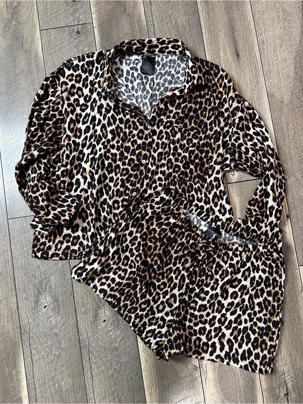 H&M Leopard Pajama Set